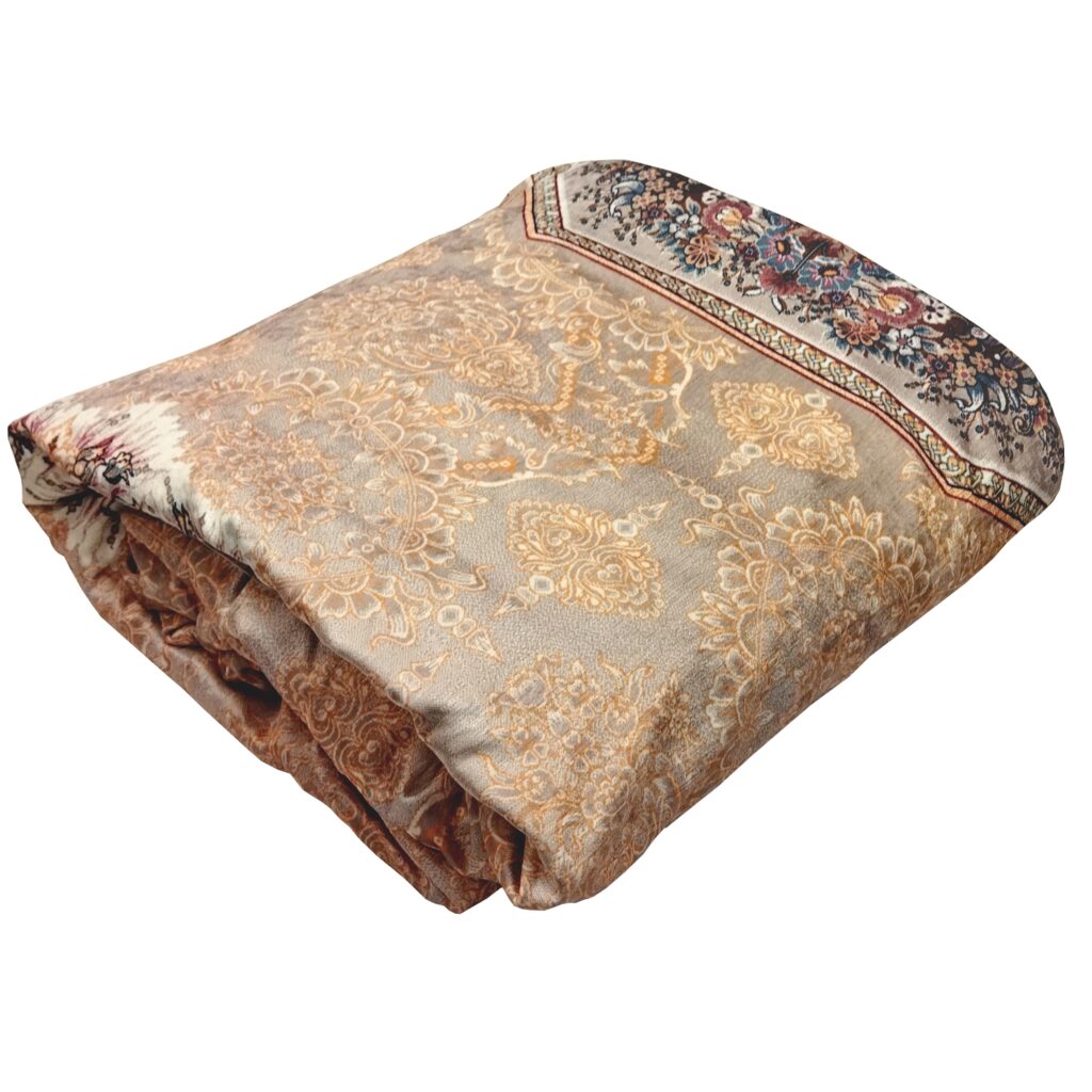 Grand tapis de sol intérieur de style persan avec design floral