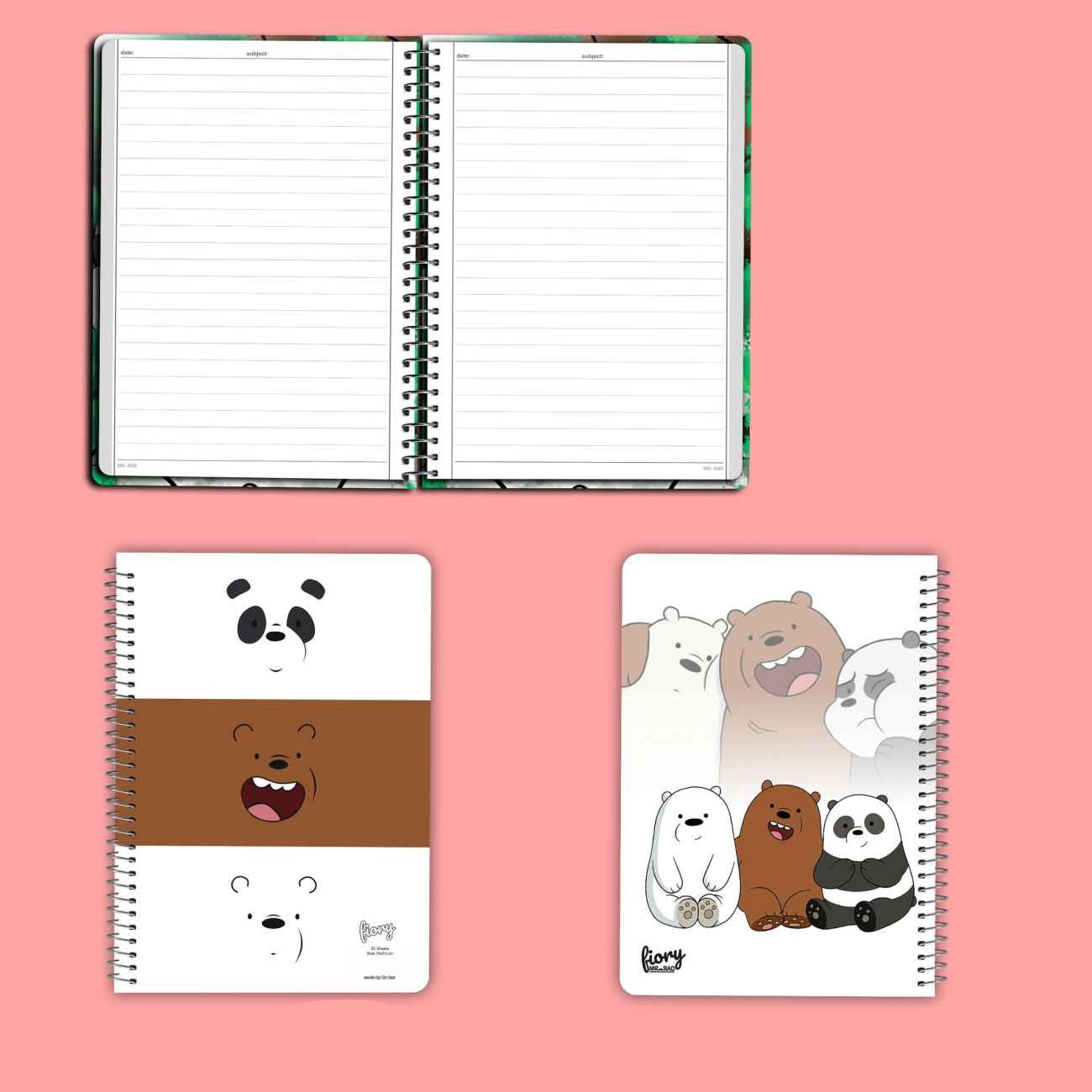 Carnet avec Design « We Bare Bears »
