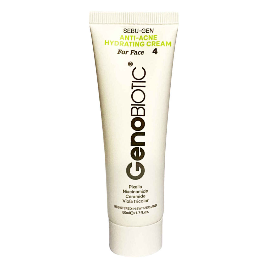 Crème Hydratante Anti-Acné Sans Huile - Geno Biotic (50 ml)
