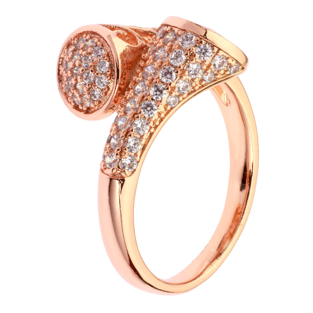 Bague en laiton pour femmes Élégante et Luxe