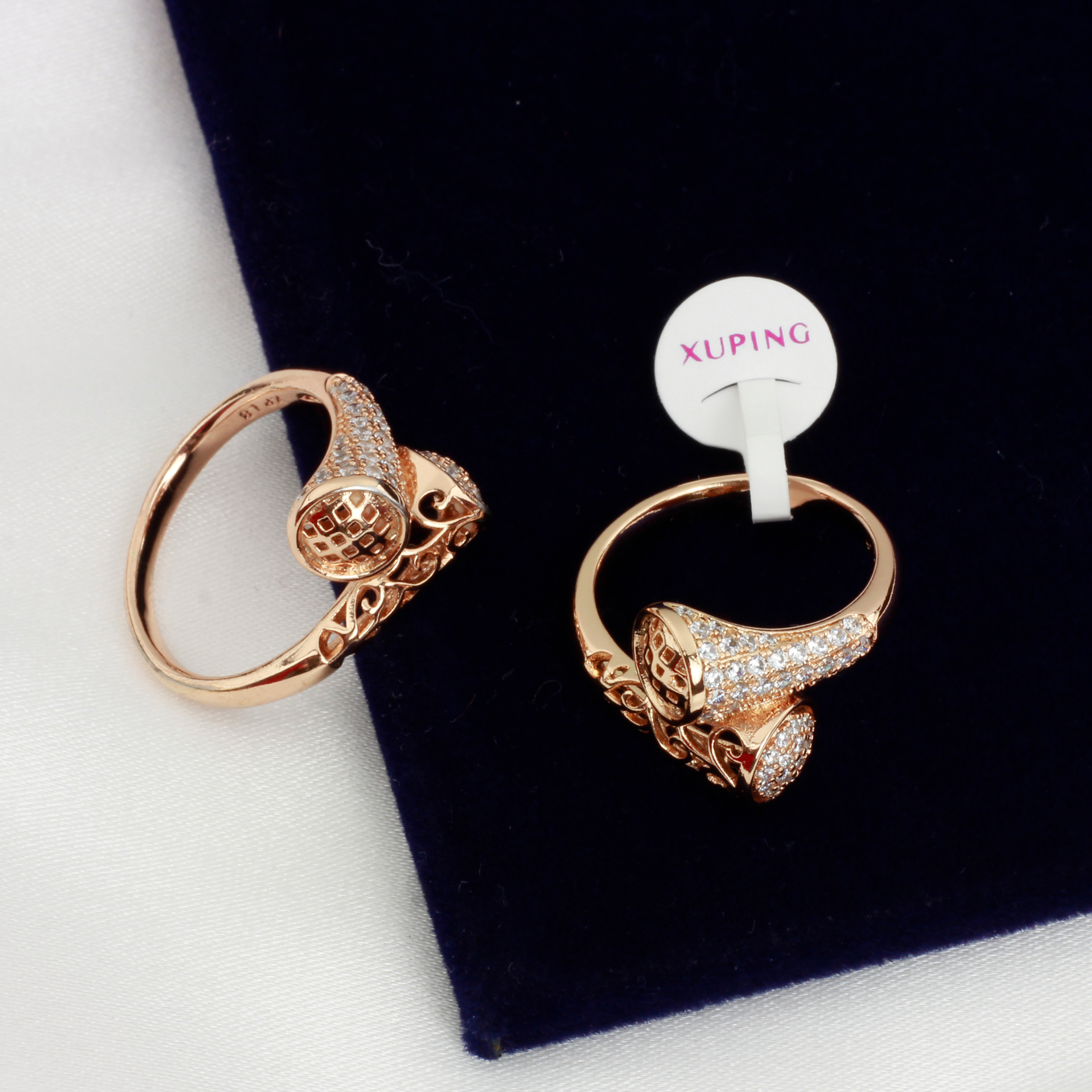 Bague en laiton pour femmes Élégante et Luxe