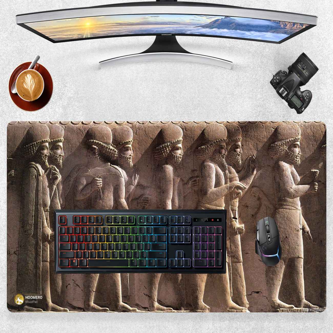 Tapis de souris persan avec design Hakhamanesh