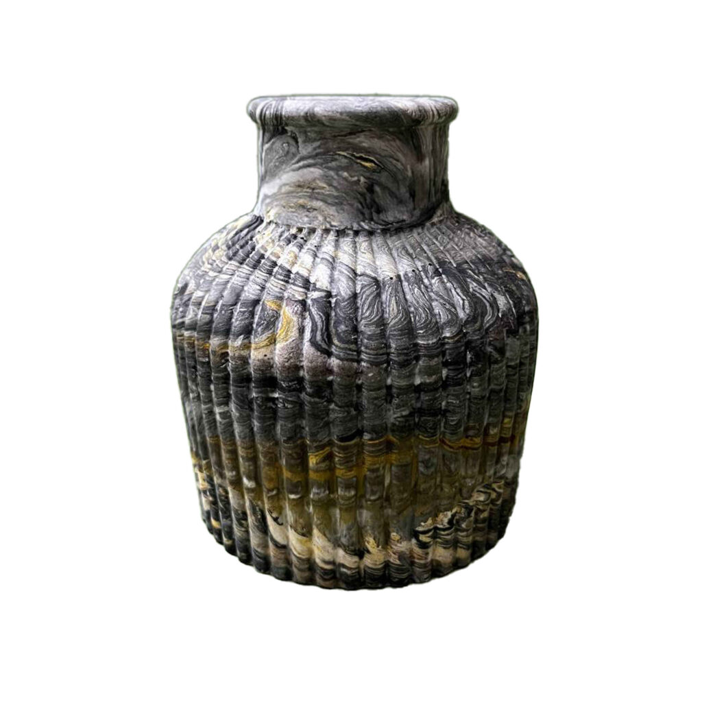 Vase concret persan élégance fait main chic & luxe