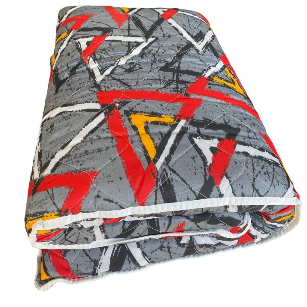 Matelas de sol avec motif géométrique, taille simple