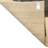 Tapis Gabbeh persan en laine tissé à la main original dans le Fars, chat en crème