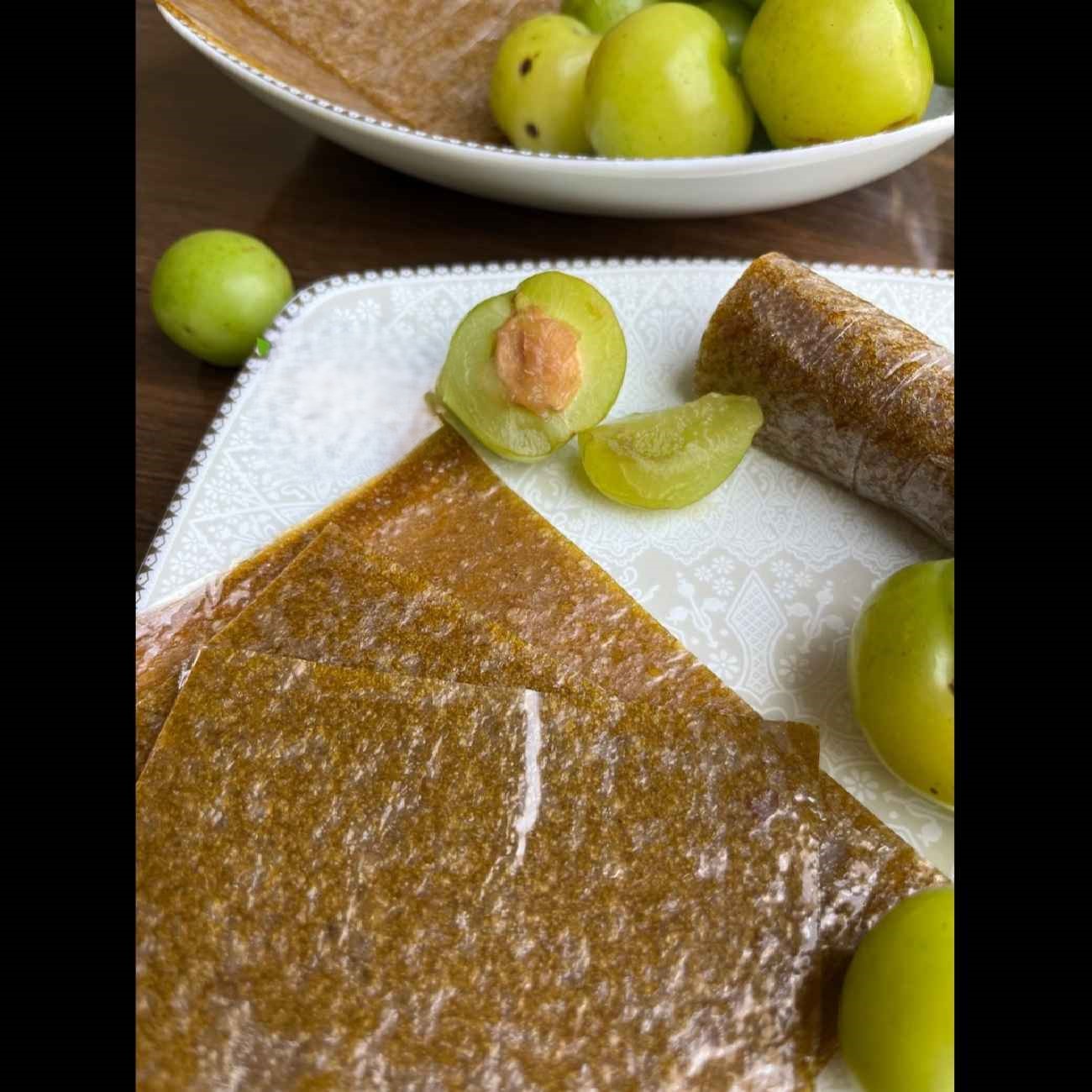 Lavaschak maison persan à la prune verte – Rouleau de cuir de fruit aigre, 800g