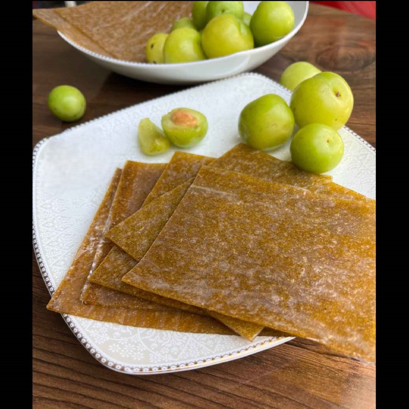 Lavaschak maison persan à la prune verte – Rouleau de cuir de fruit aigre, 800g
