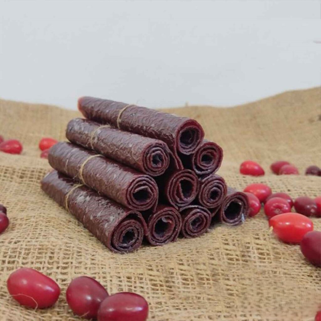 Lavaschak maison persan à l’épine-vinette – Rouleau de cuir de fruit aigre, 700g