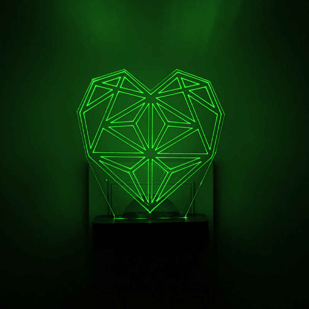 Veilleuse LED murale avec motif de foyer