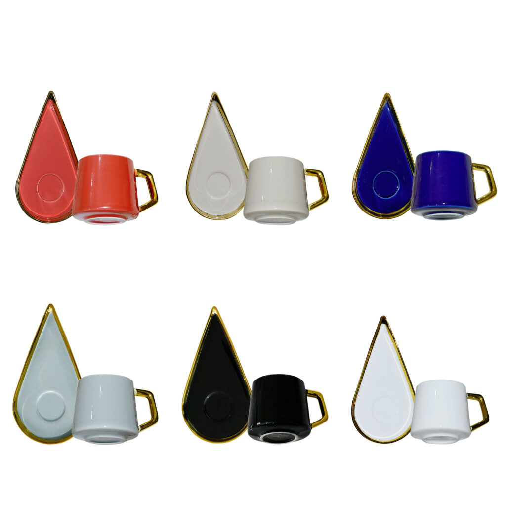 Service à thé artistique en porcelaine – Élégance à chaque tasse, parfait pour les amateurs de thé