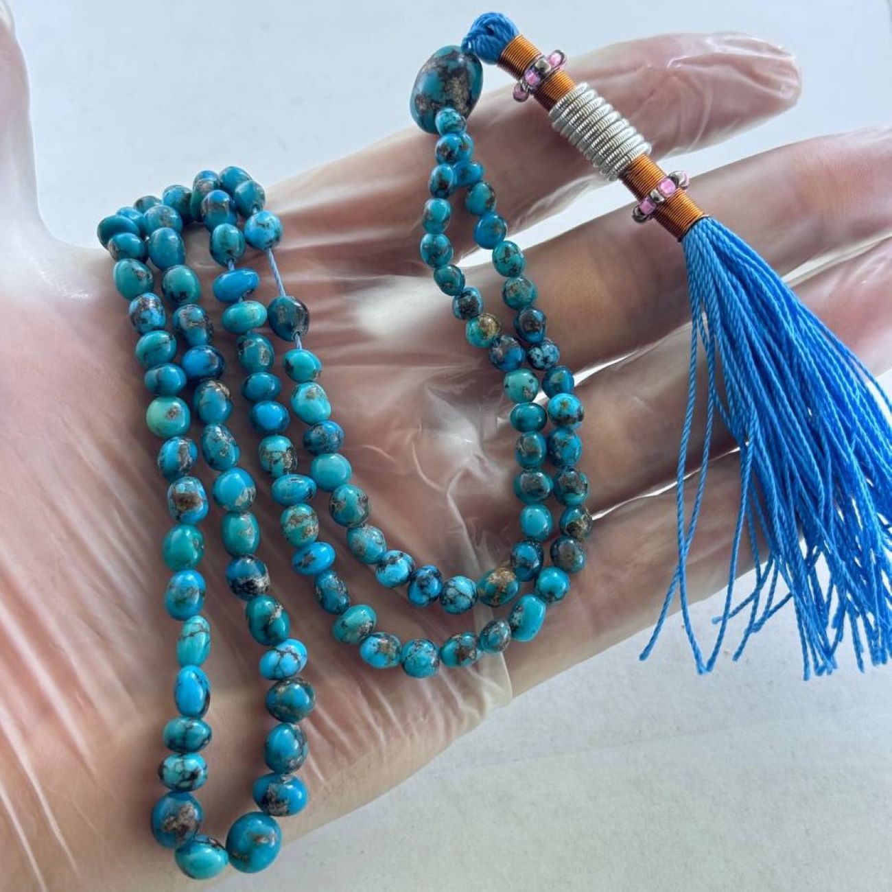 Chapelet turquoise de Neyshabur – 101 perles de prière