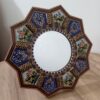 Cadre miroir en bois persan octogonal Khatamkari