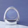 Bague en argent Aqeeq yéménite persane pour hommes