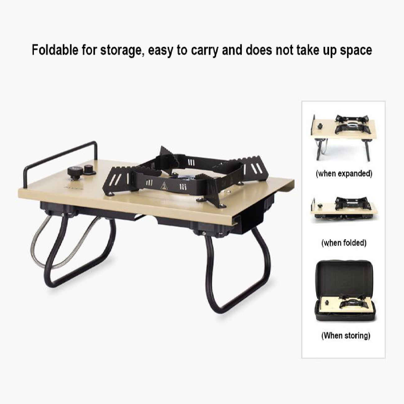 Réchaud de Camping Portable par Alux – Compact et Durable