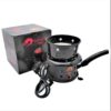 Brûleur à charbon électrique portable - 650W avec témoin lumineux