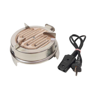 Brûleur à charbon électrique portable en acier – 750W