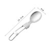 Ensemble de Vaisselle et Couverts Portable pour Camping de 4 Personnes