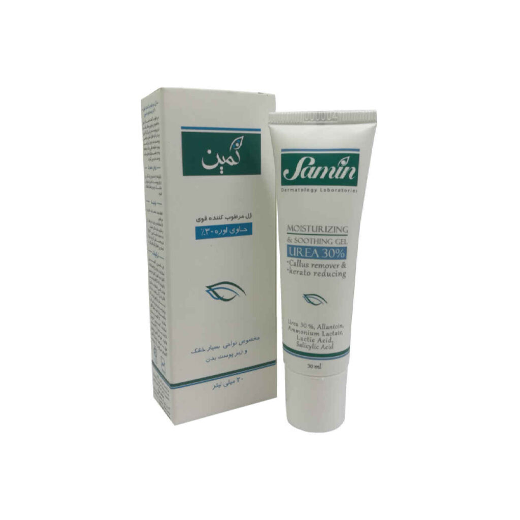 Gel Hydratant Samin 30% Urée & Eucerin – Hydratation Intensive et Exfoliant, 30 ml