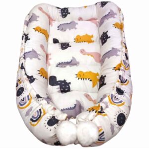 Matelas de nid pour bébé Shailyy – Modèle Dinosaure