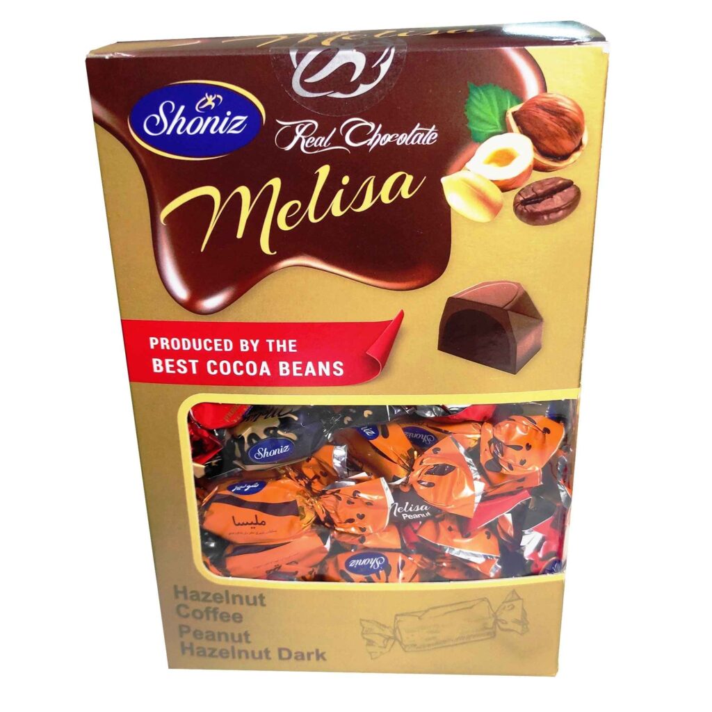 Chocolat enveloppé Shoniz avec quatre saveurs – Melisa 1000g