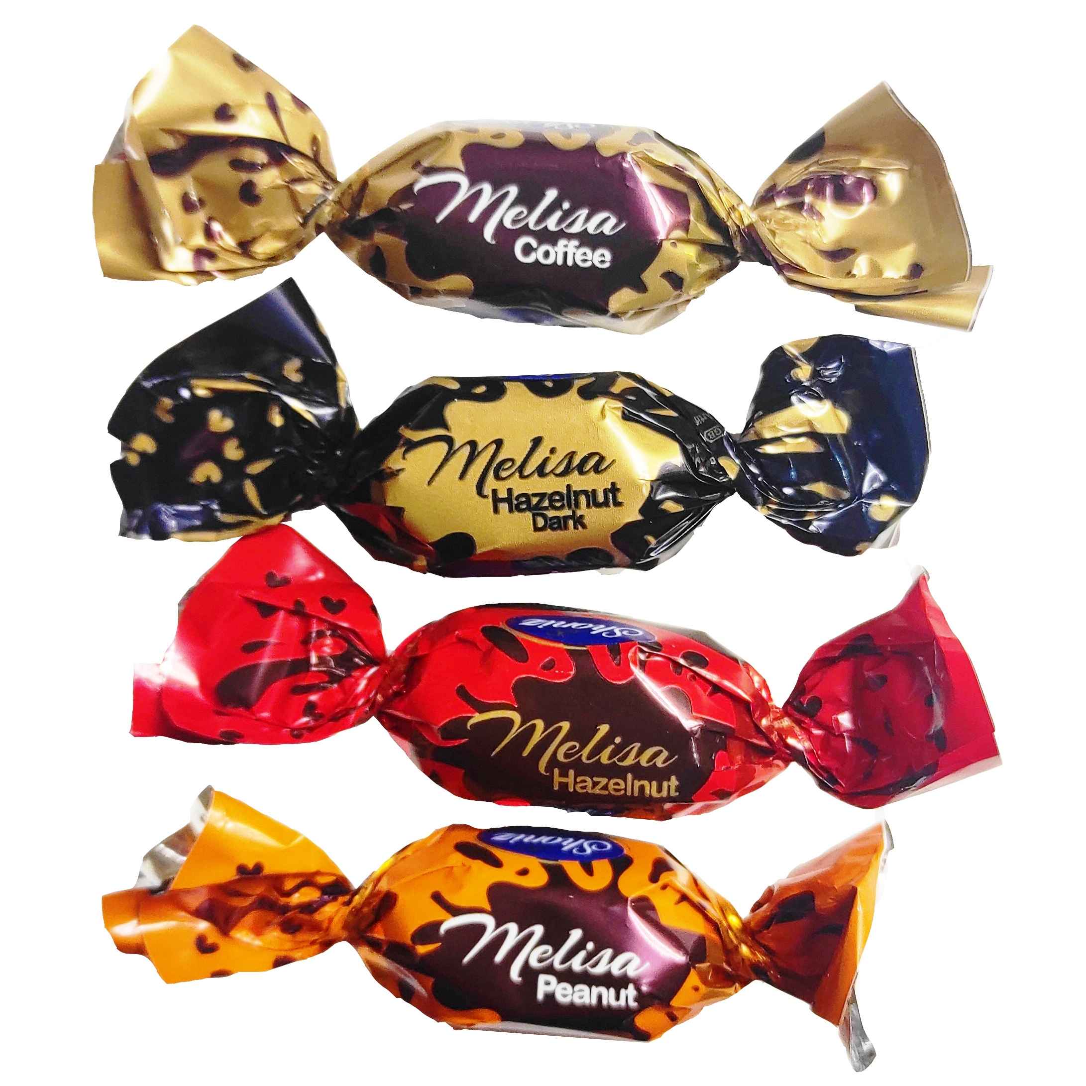 Chocolat enveloppé Shoniz avec quatre saveurs – Melisa 1000g