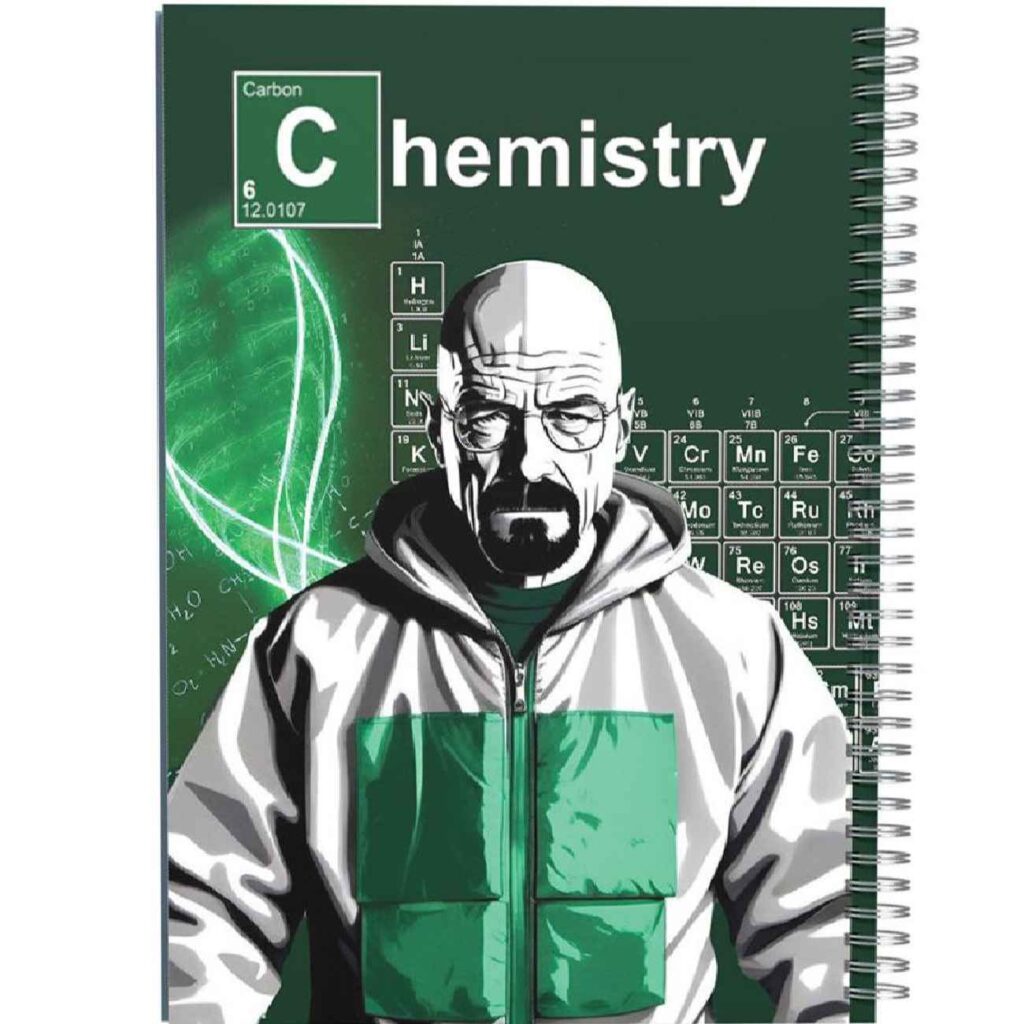 Carnet Spirale avec Design "Breaking Bad" – 100 Pages, Taille B5