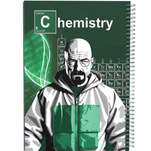 Carnet Spirale avec Design « Breaking Bad » – 100 Pages, Taille B5