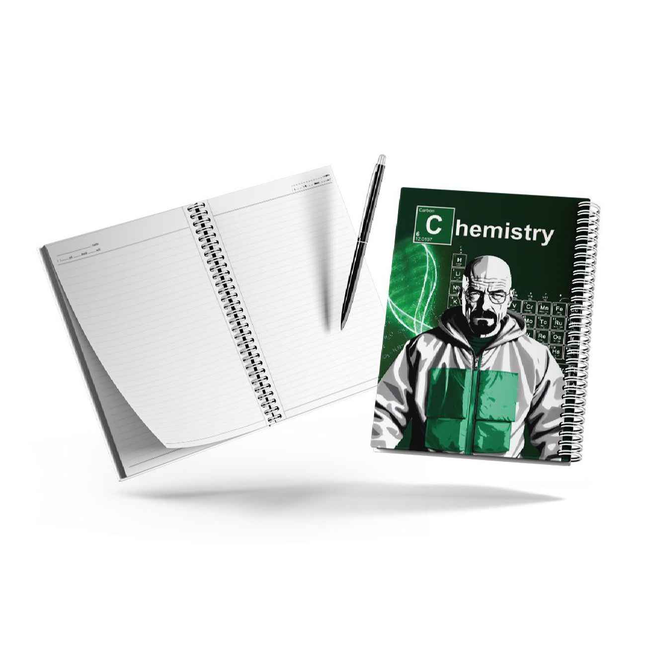 Carnet Spirale avec Design « Breaking Bad » – 100 Pages, Taille B5