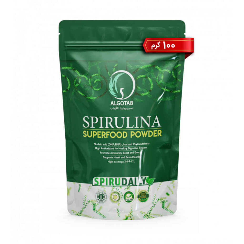 Poudre d’Algue Comestible Spiruline – Algotab
