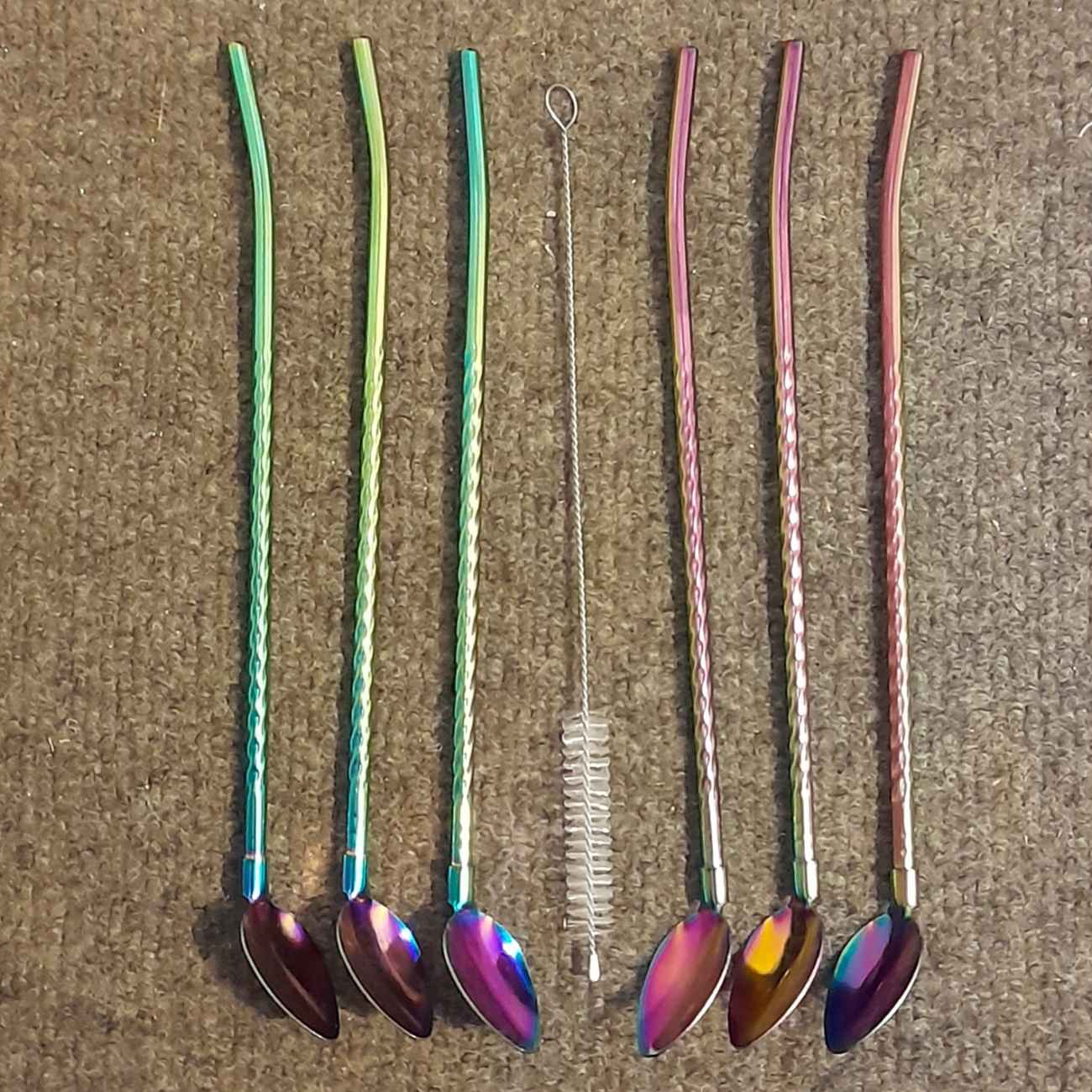 Set de Cuillères à Bar en Acier Inoxydable 6 Pièces Chic & Lux