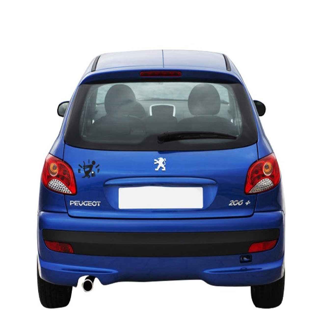 Autocollant Unique Noir – Design Jauge de Carburant