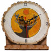 Horloge de Bureau en Bois - Motif Cerf