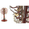 Porte-bijoux en bois original et organisateur avec design arbre