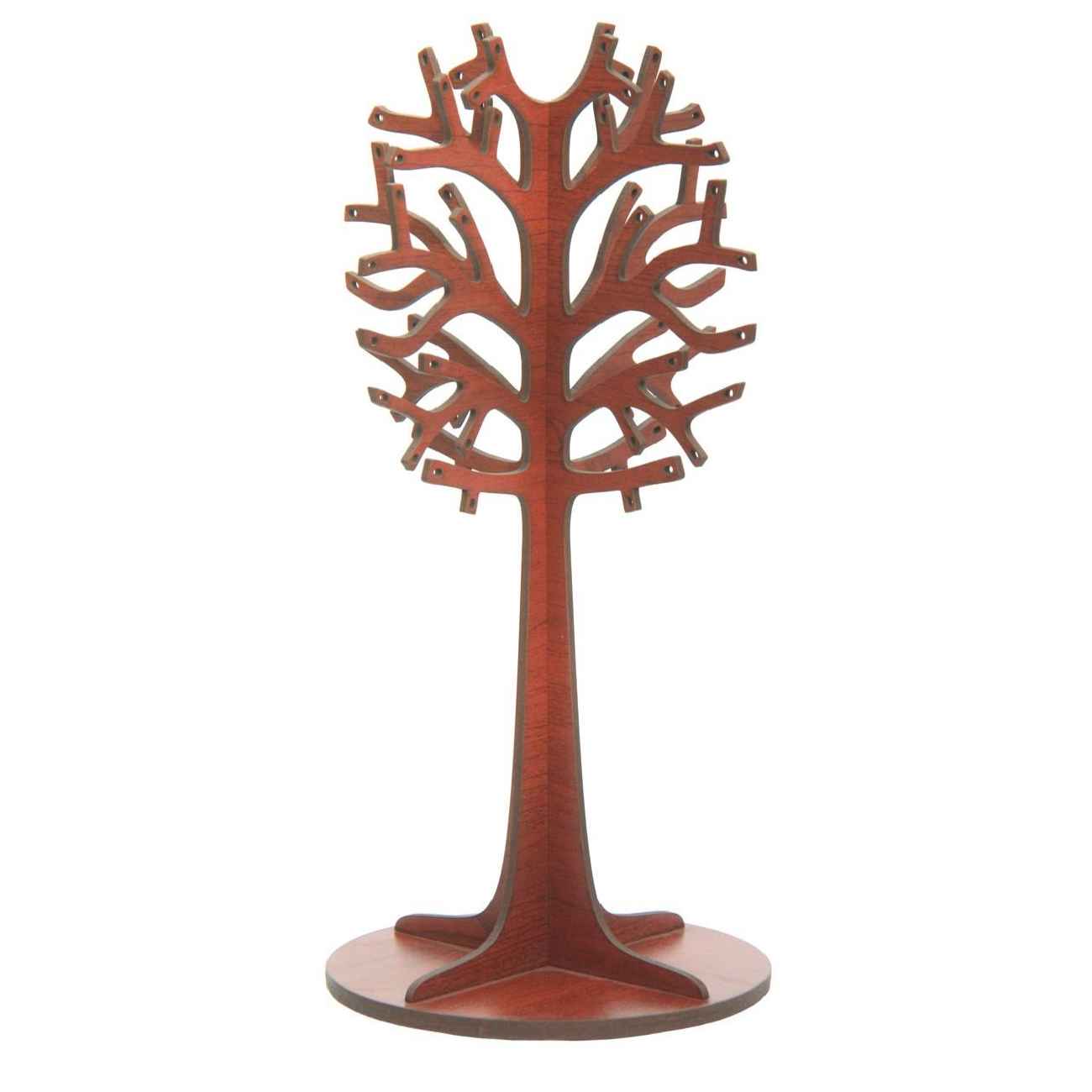 Porte-bijoux en bois original et organisateur avec design arbre