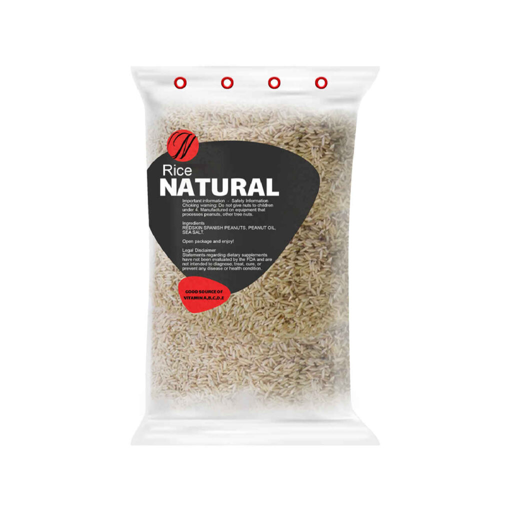 Riz brun iranien – 100 % biologique | Pur et nutritif, grain entier