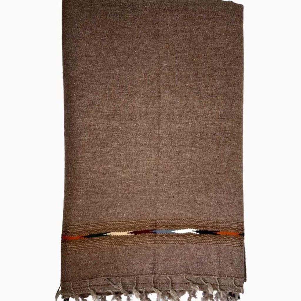 Couverture Afghane 100% Laine – Artisanale, Chaude & Parfaite pour les Nuits Douillettes