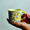 Tasse en céramique artistique - Design inspiré des fleurs