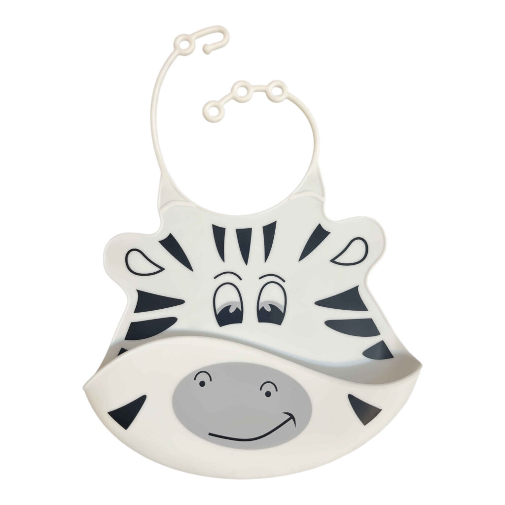 Bavoir Bébé - Résistant & Imperméable pour un Usage Quotidien - Blanc