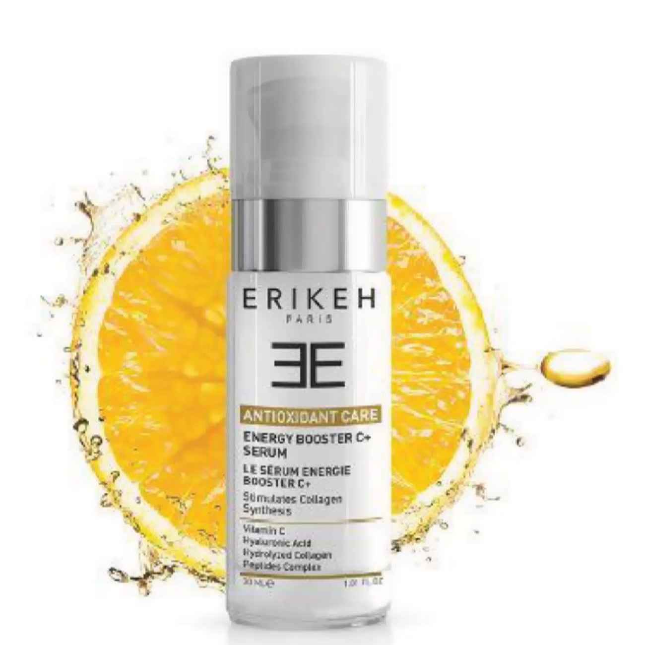 Sérum visage pour femme – Soin antioxydant avec collagène – par Erikeh pour tous types de peau 30 ml