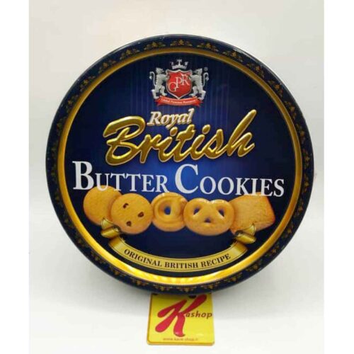 Biscuits au Beurre dans une Boîte Métallique – Parfaits pour Offrir et Grignoter – 340 gr (2x)