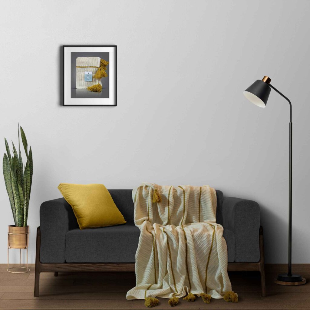 Plaid Tricoté Épais – Élégant pour Salon et Chambre