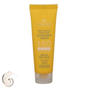 Crème Solaire Incolore Cinere SPF50 – Protection UV Maximale pour Peaux Sèches et Normales