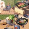 Réchaud à Gaz Pliable Compact pour Camping