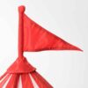 Tente de jeu cosy pour enfants Modèle Château en rouge