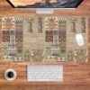 Tapis de souris avec design Takhte Jamshid en brun clair