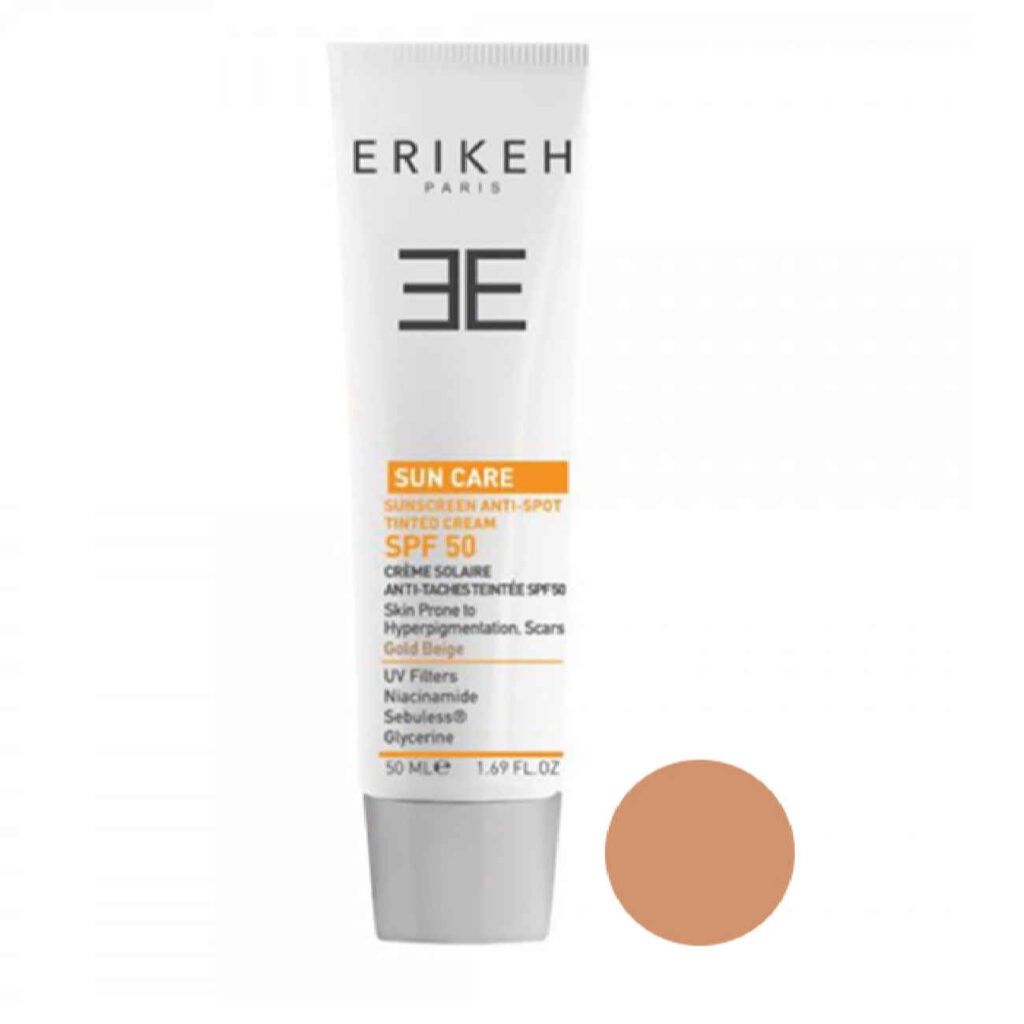 Crème Solaire Teintée Erikeh SPF50 - Anti-Taches 50 ml – Protection et Soin de la Peau