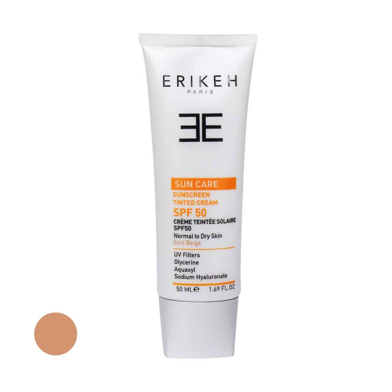 Crème Solaire Teintée Erikeh SPF50 – Convient à Tous Types de Peaux