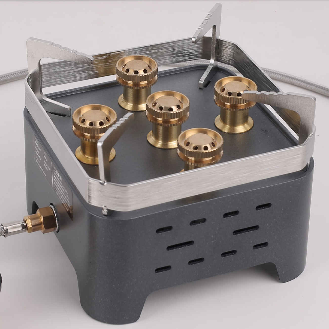 Réchaud à Propane Camping – Portable et Léger avec 5 Brûleurs