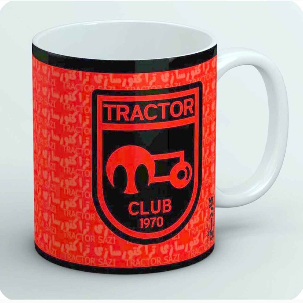 Mug de Supporter - Design du Logo Tractor Sazi Tabriz