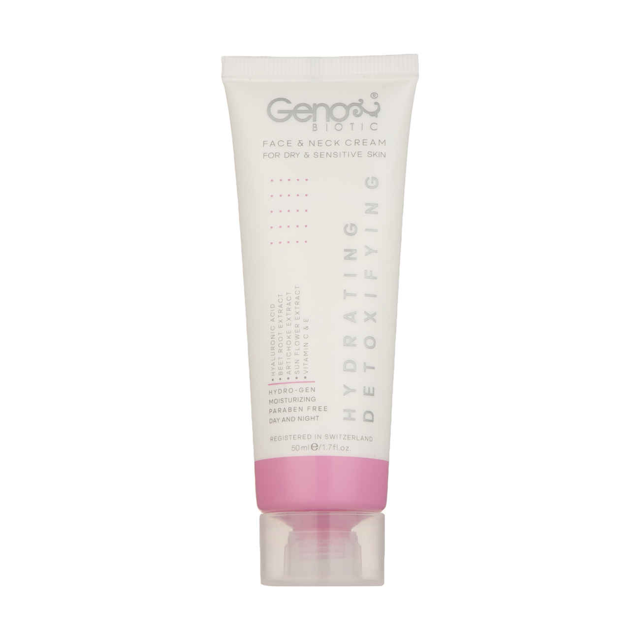 Crème Hydratante Geno Biotic - Formule Hydratante & Détoxifiante pour Peau Sèche (pack de 2)